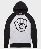 Milwaukee Brewers '78 Blackout Colorblock Hoodie