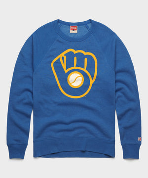 Milwaukee Brewers '78 Crewneck::Royal Blue