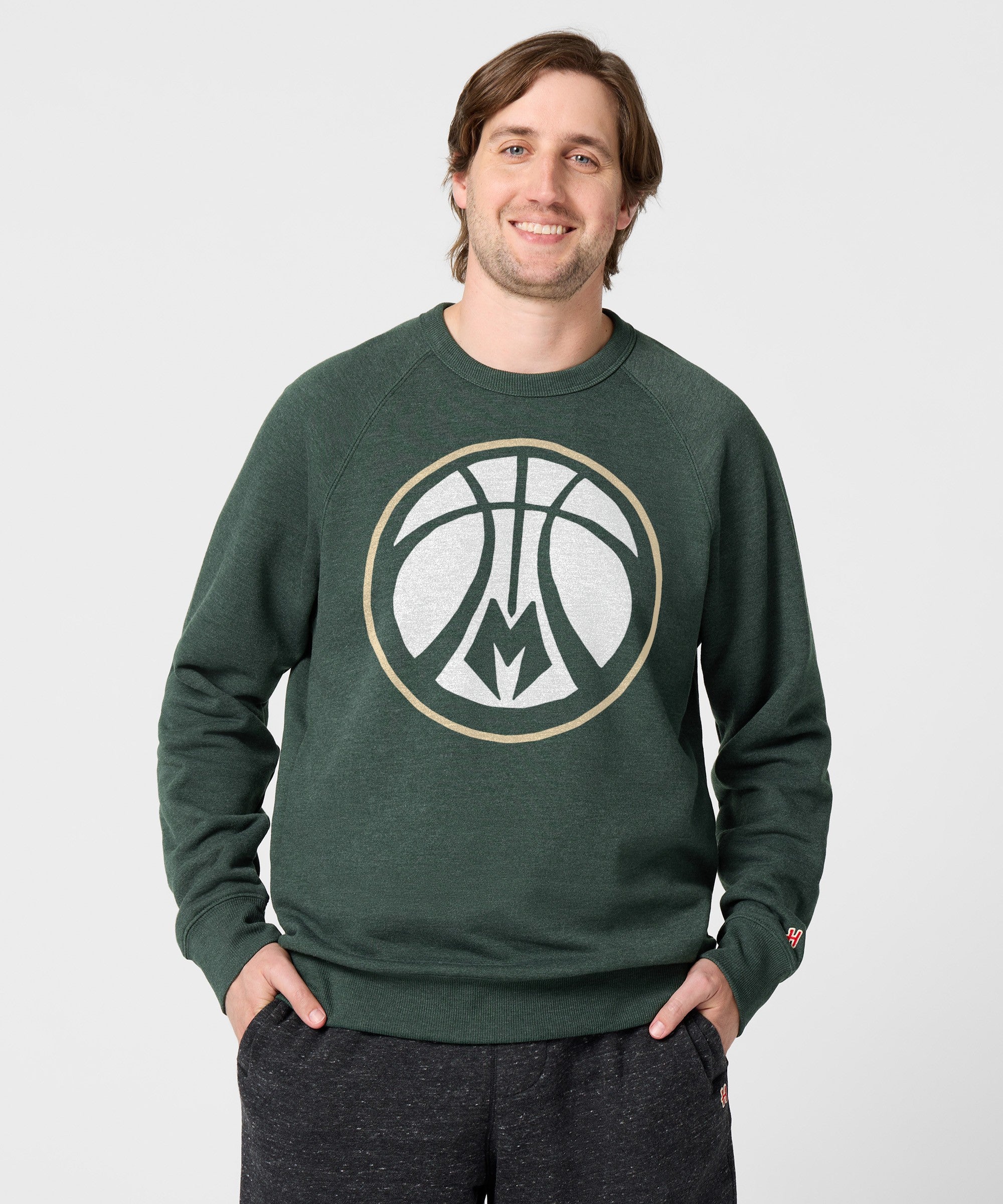 Milwaukee Bucks Alt Logo Crewneck