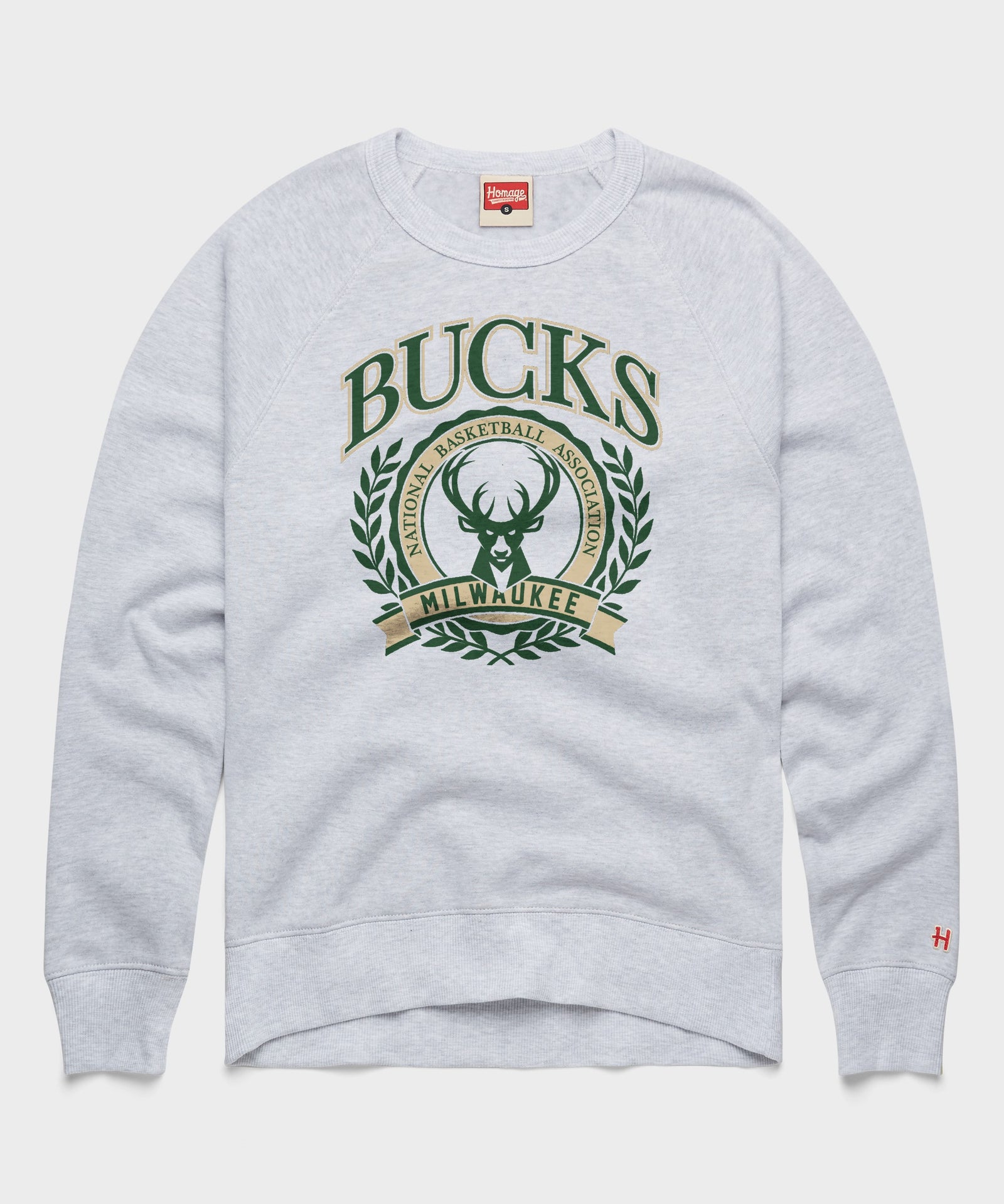 Milwaukee Bucks Crest Crewneck