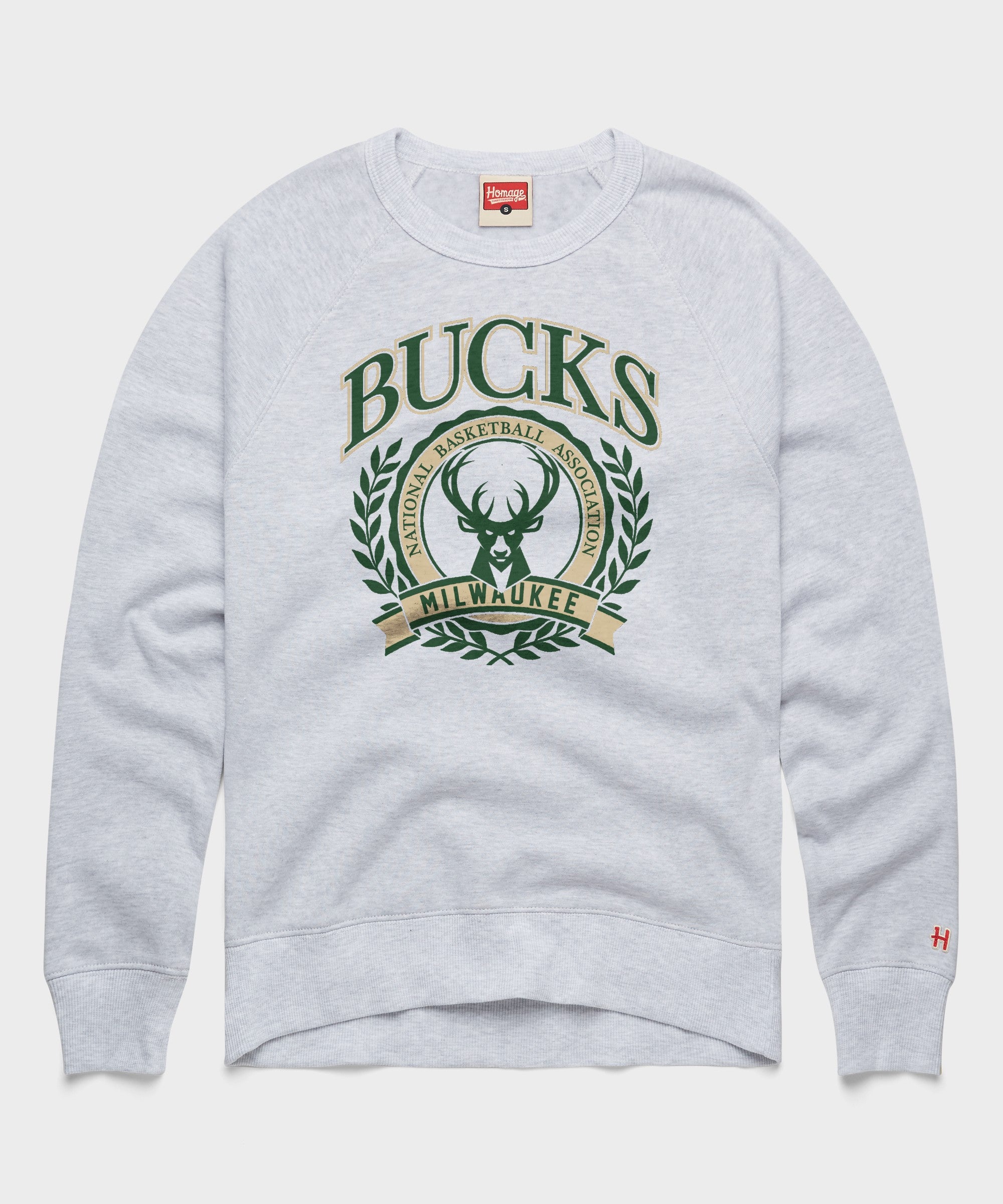 Milwaukee Bucks Crest Crewneck