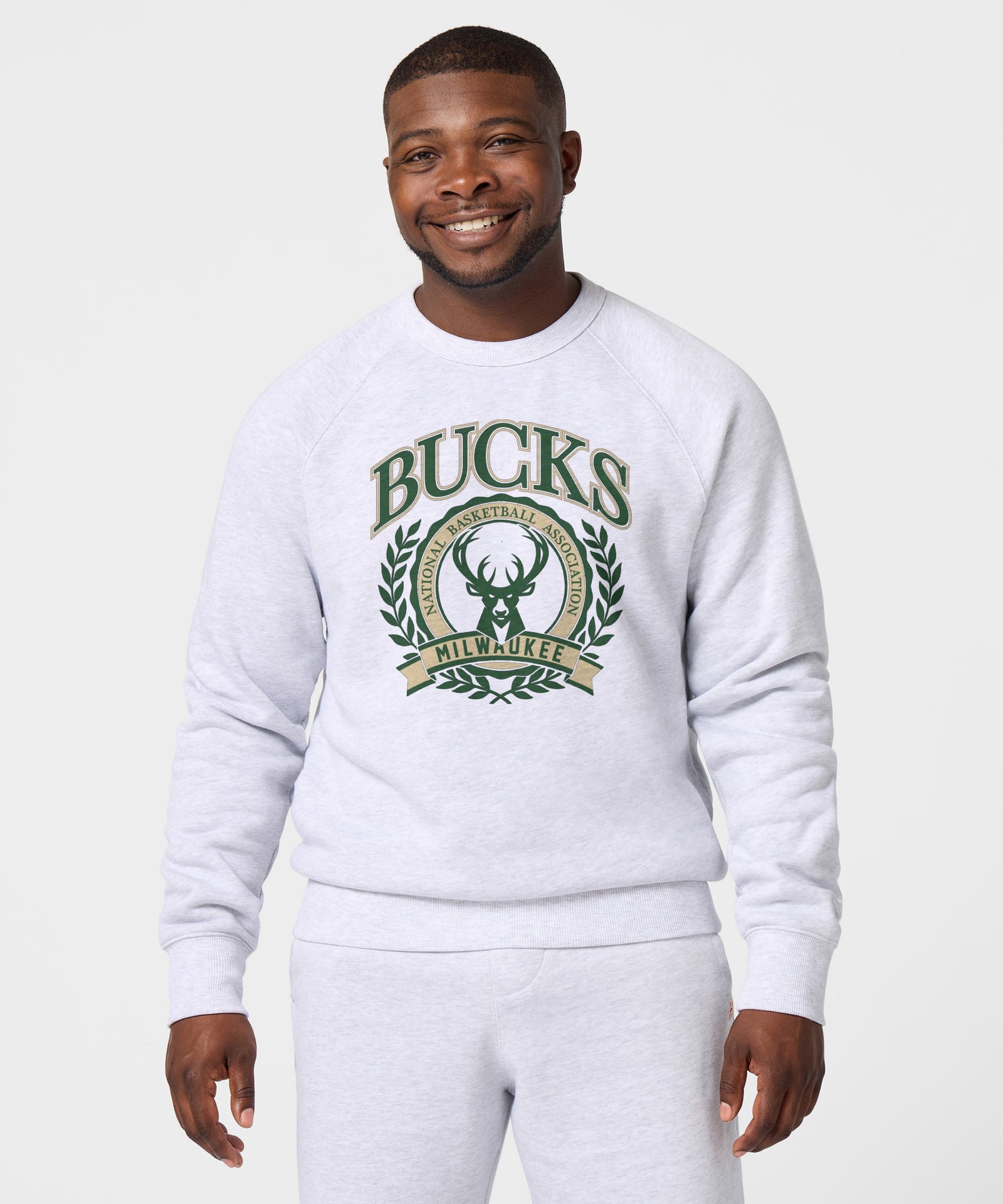 Milwaukee Bucks Crest Crewneck
