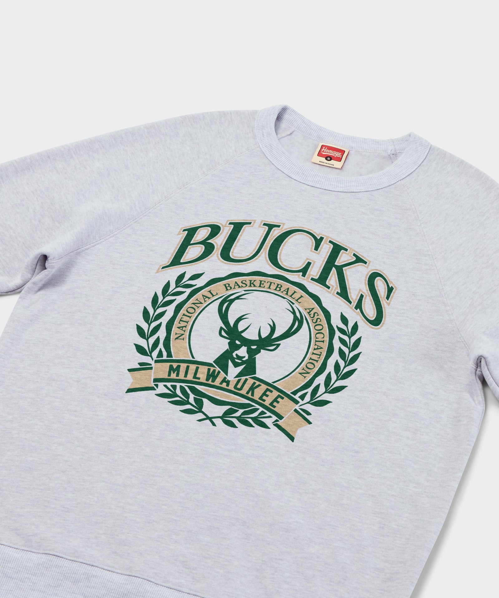 Milwaukee Bucks Crest Crewneck