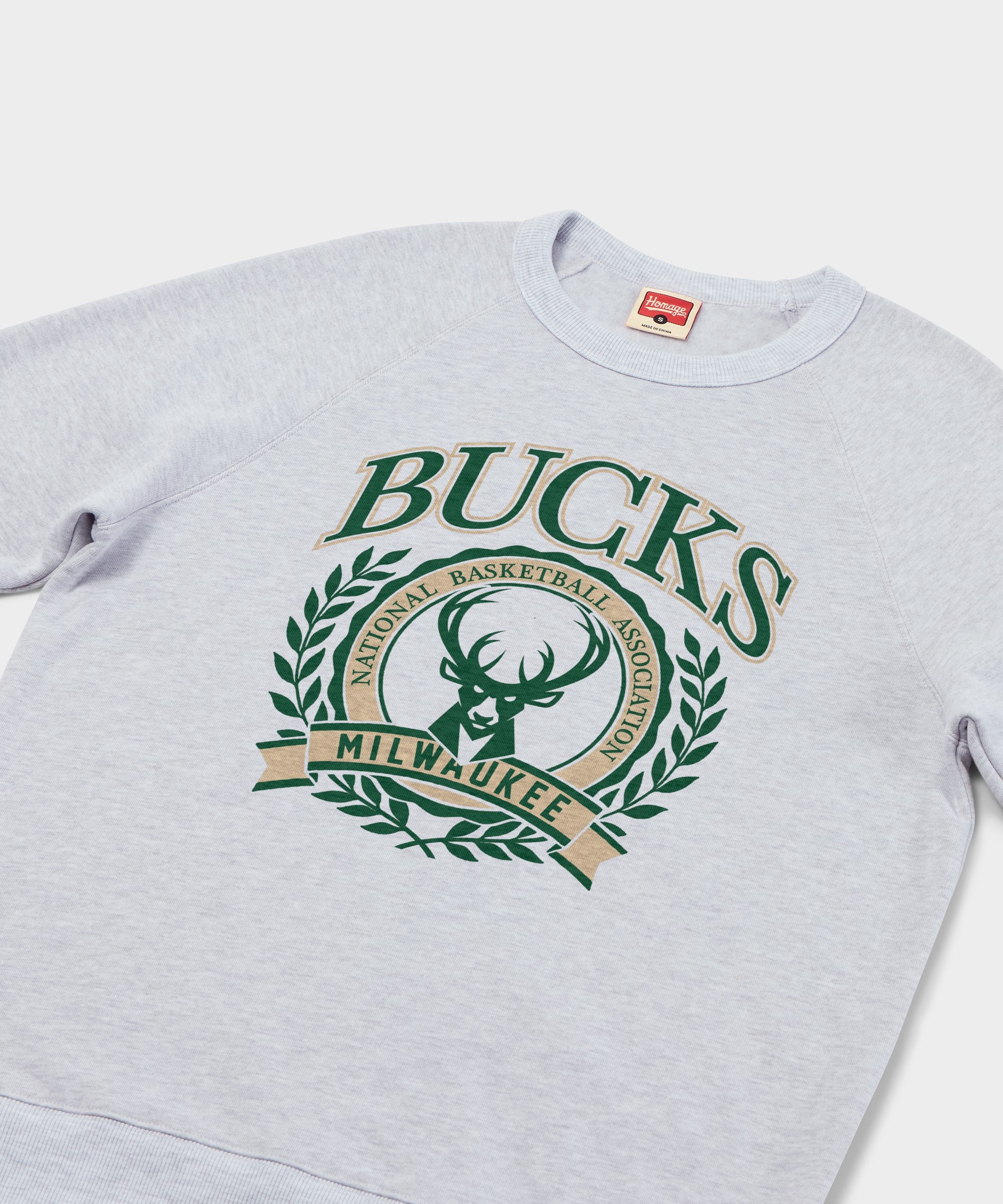 Milwaukee Bucks Crest Crewneck
