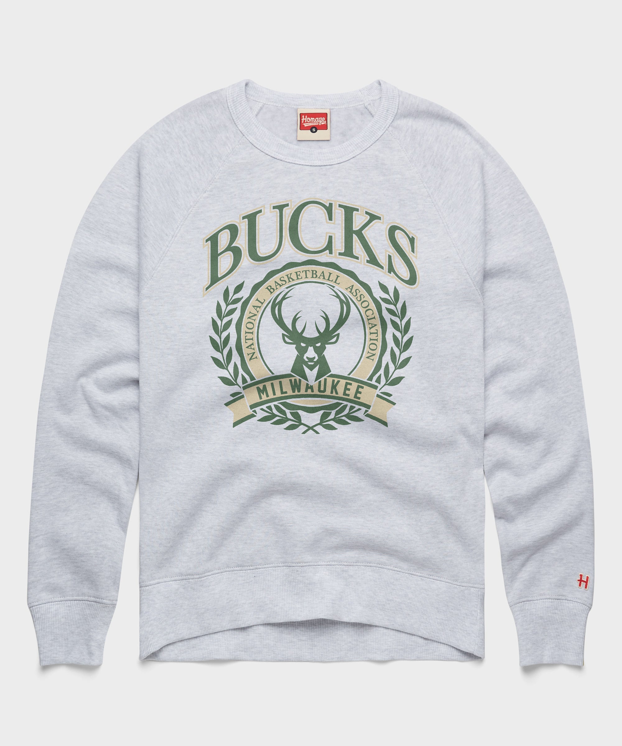 Milwaukee Bucks Crest Crewneck