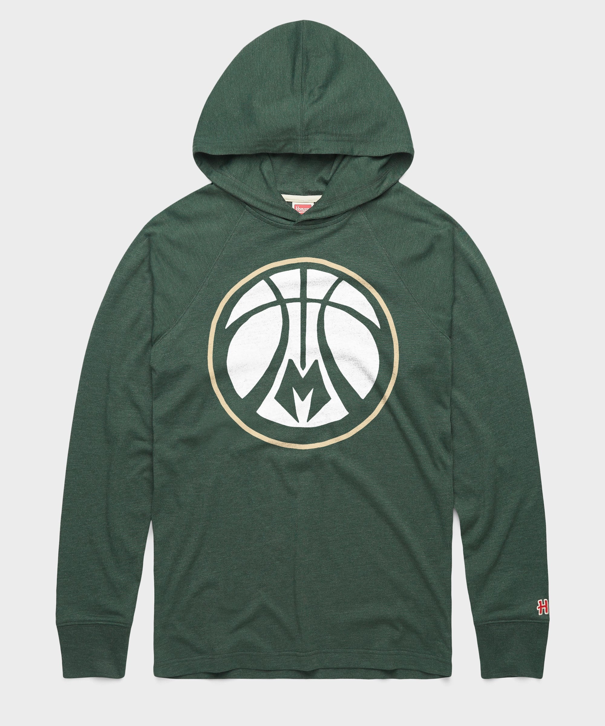 Milwaukee Bucks Logo Lightweight Hoodie
