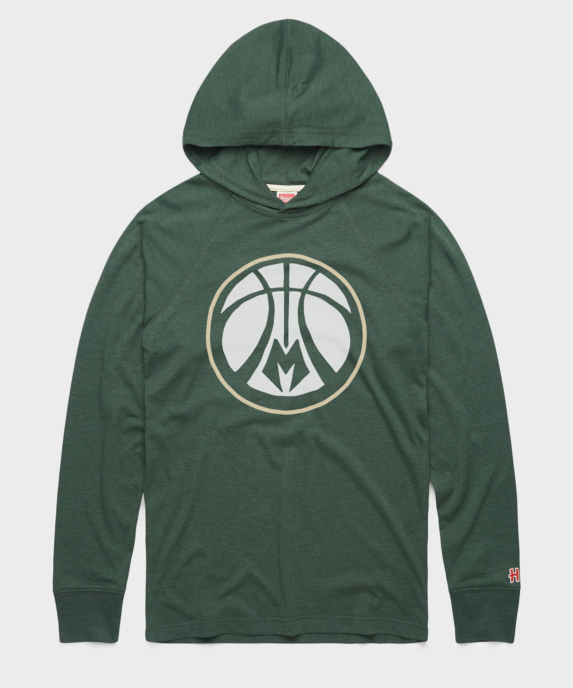 Milwaukee Bucks Logo Lightweight Hoodie