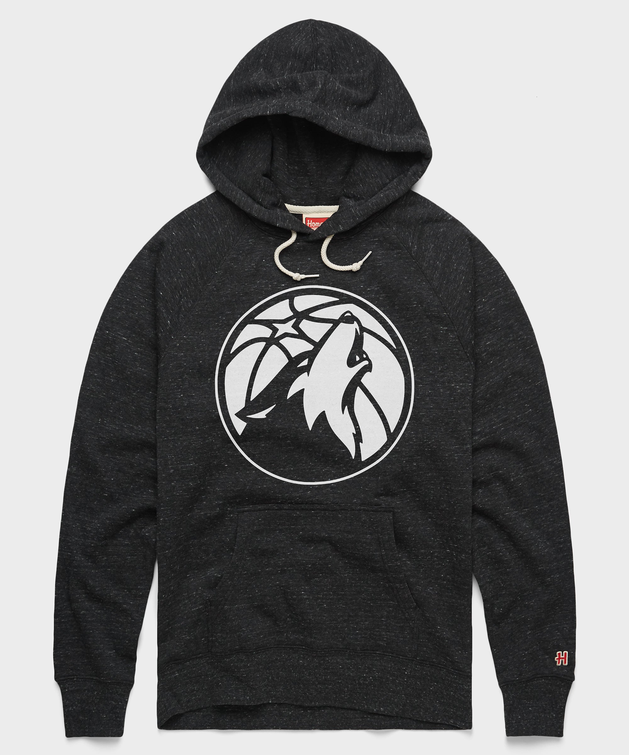 Minnesota Timberwolves Blacktop Logo Hoodie Charcoal