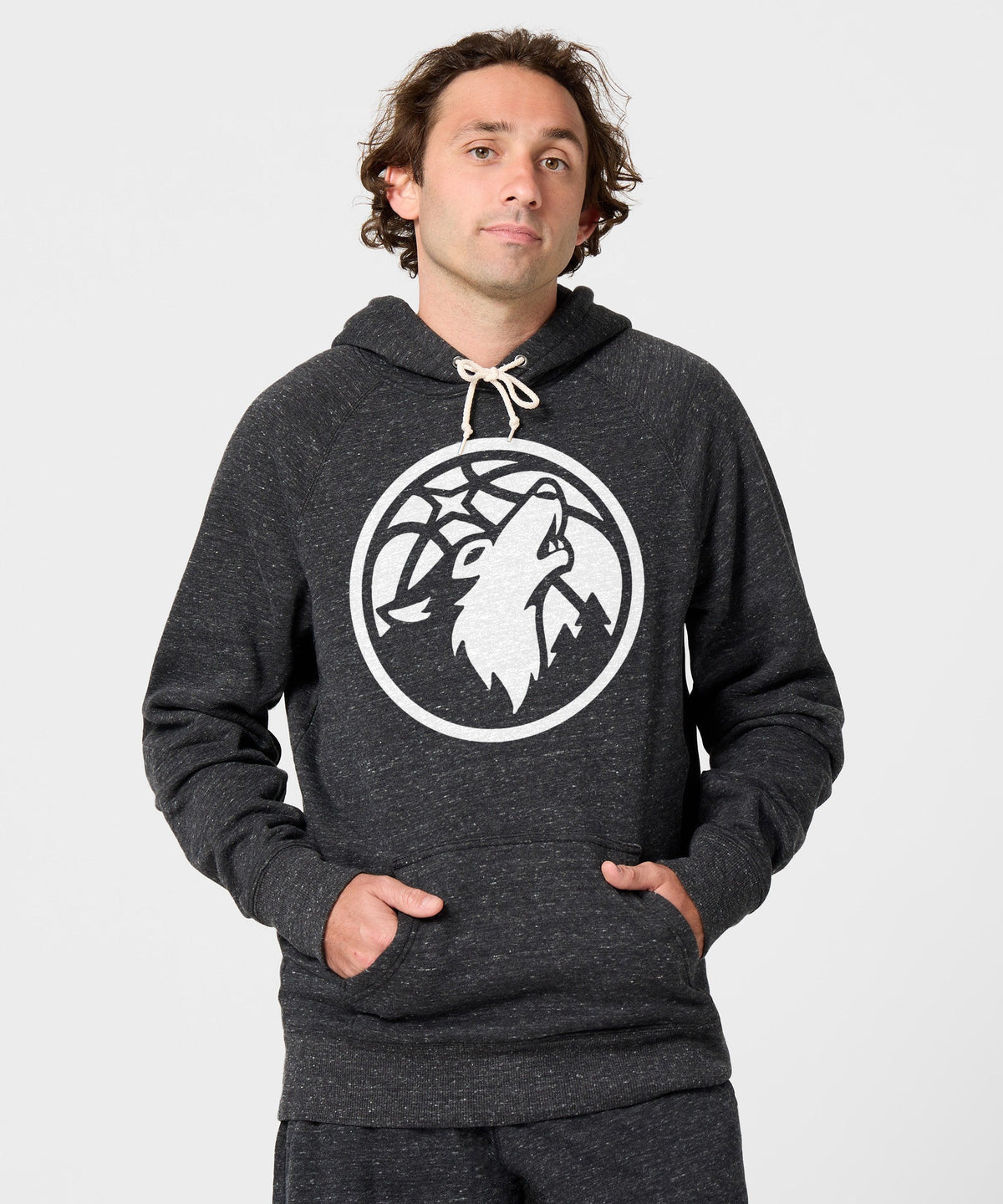Minnesota Timberwolves Blacktop Logo Hoodie