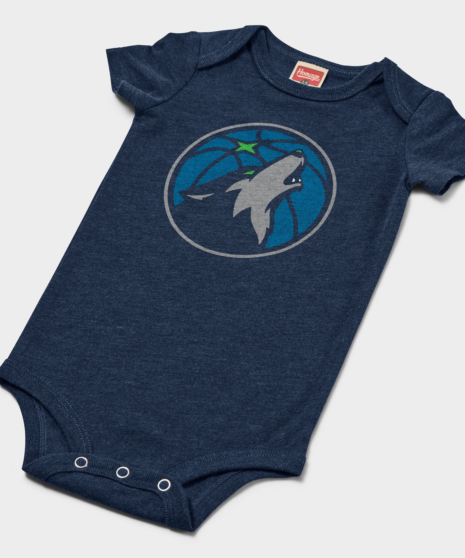 Minnesota Timberwolves Logo Baby One Piece