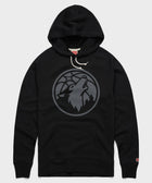 Minnesota Timberwolves Logo Blackout Hoodie