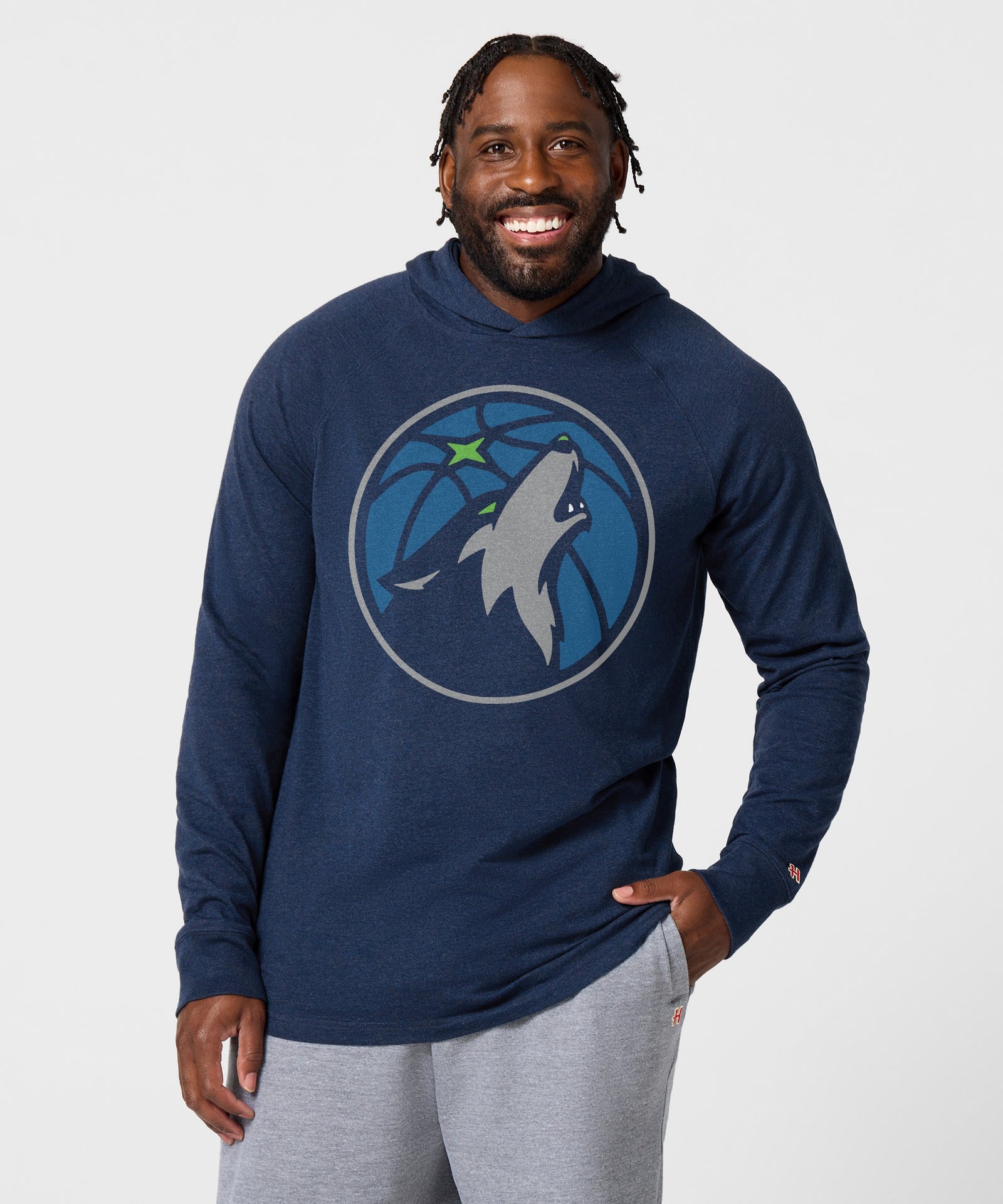 Minnesota Timberwolves Logo Lightweight Hoodie