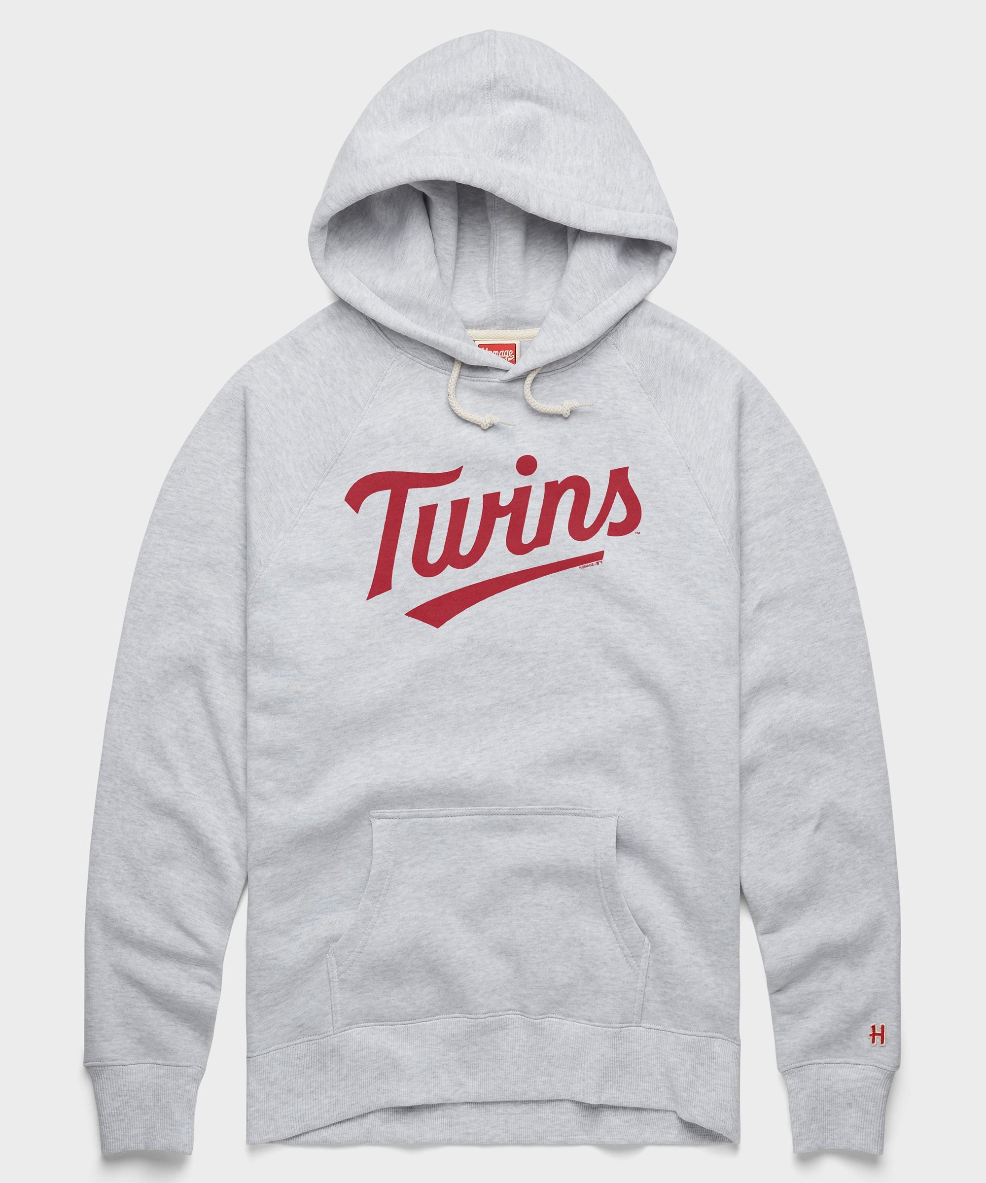 Minnesota Twins Jersey Logo '23 Hoodie Ash