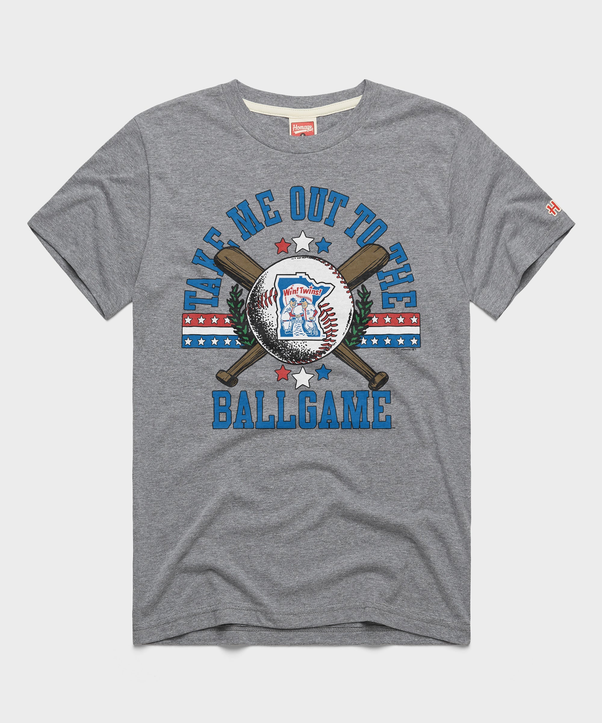 Minnesota Twins Take Me Out To The Ballgame Grey