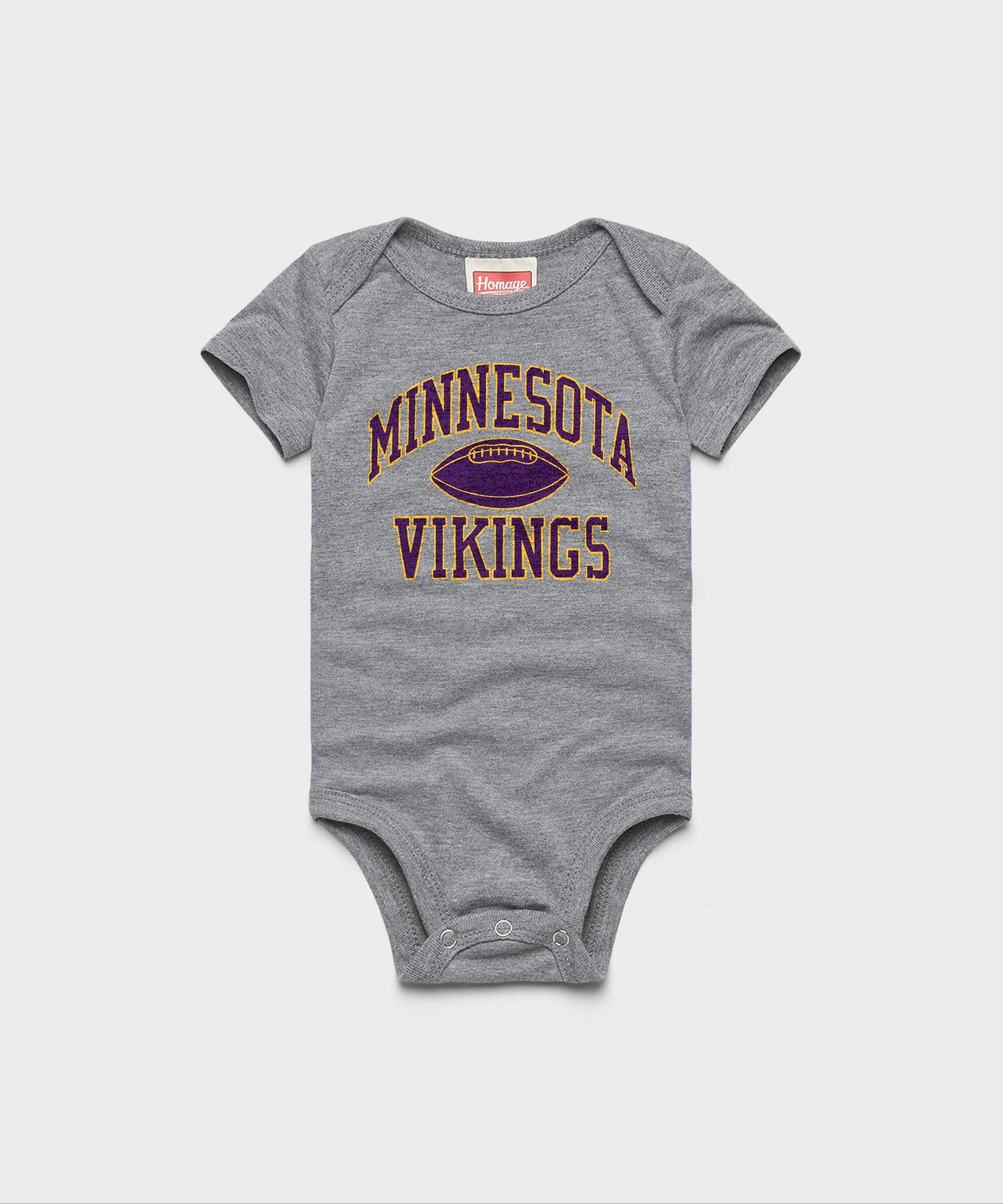 Minnesota Vikings Gridiron Baby One Piece