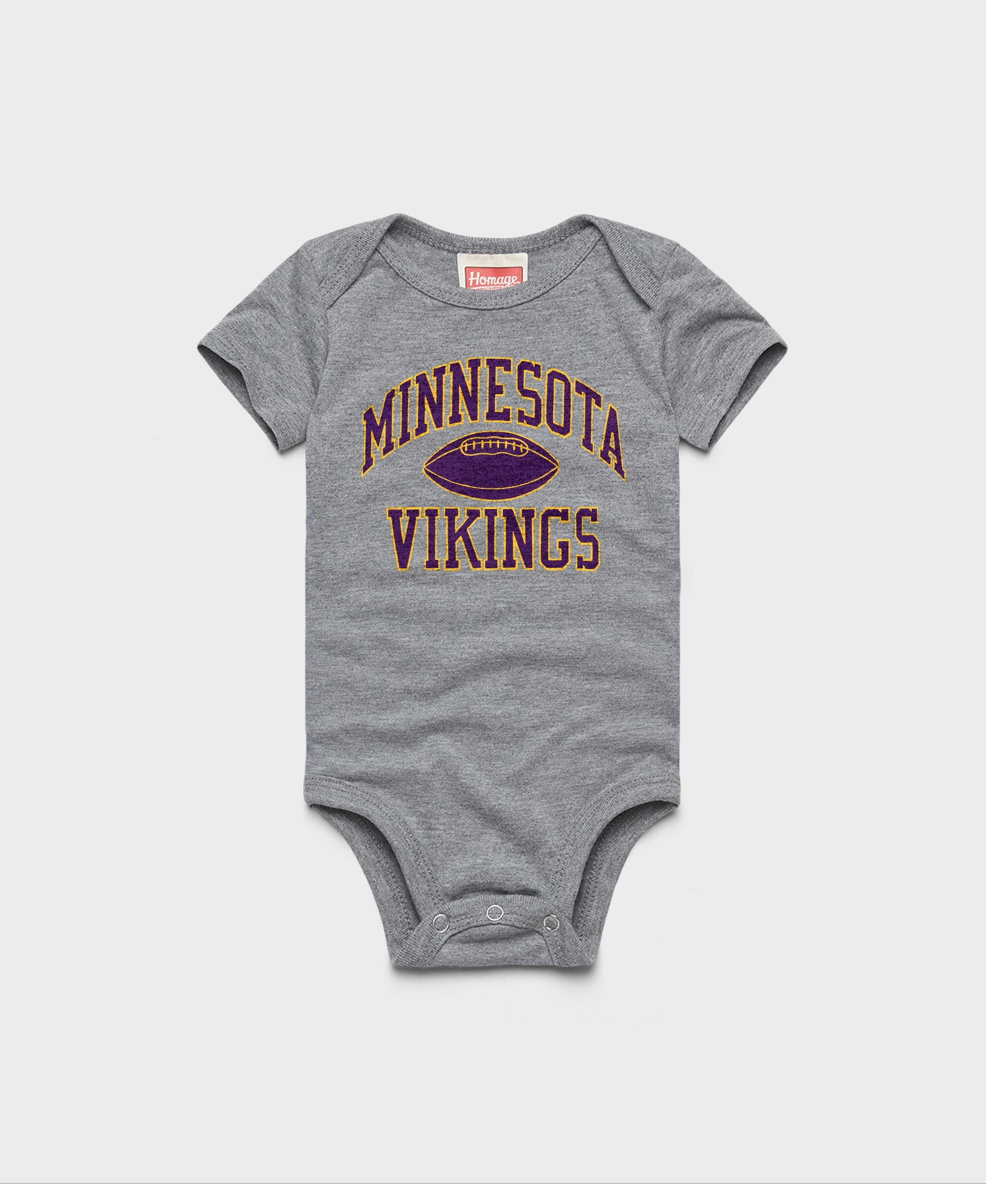 Minnesota Vikings Gridiron Baby One Piece