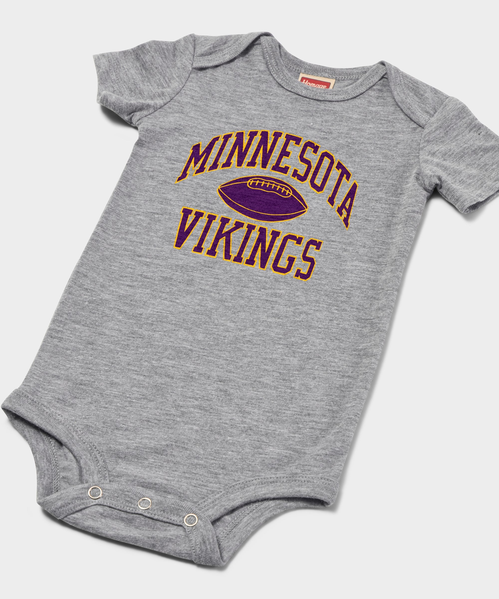 Minnesota Vikings Gridiron Baby One Piece
