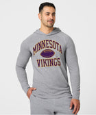 minnesota vikings gridiron lightweight hoodie