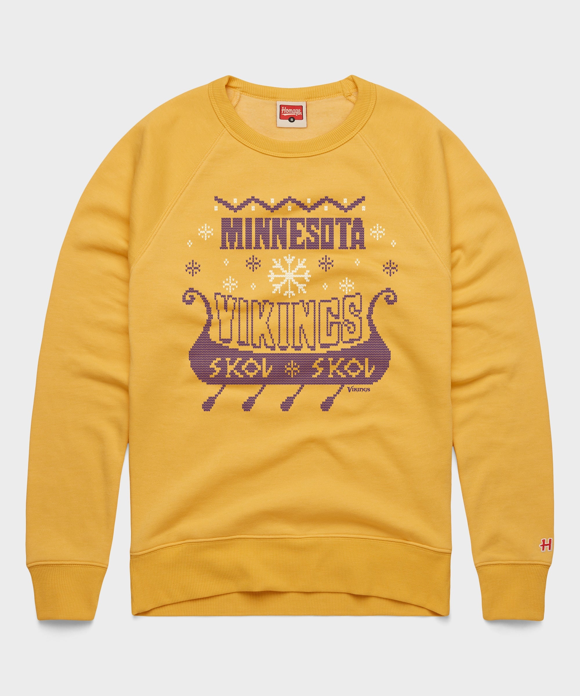 Minnesota Vikings Holiday Crewneck