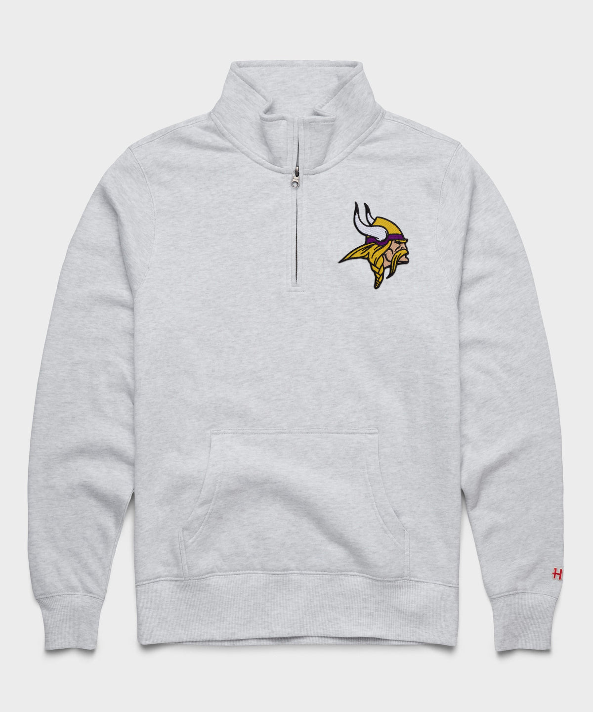 Minnesota Vikings '13 Applique Quarter Zip Pullover