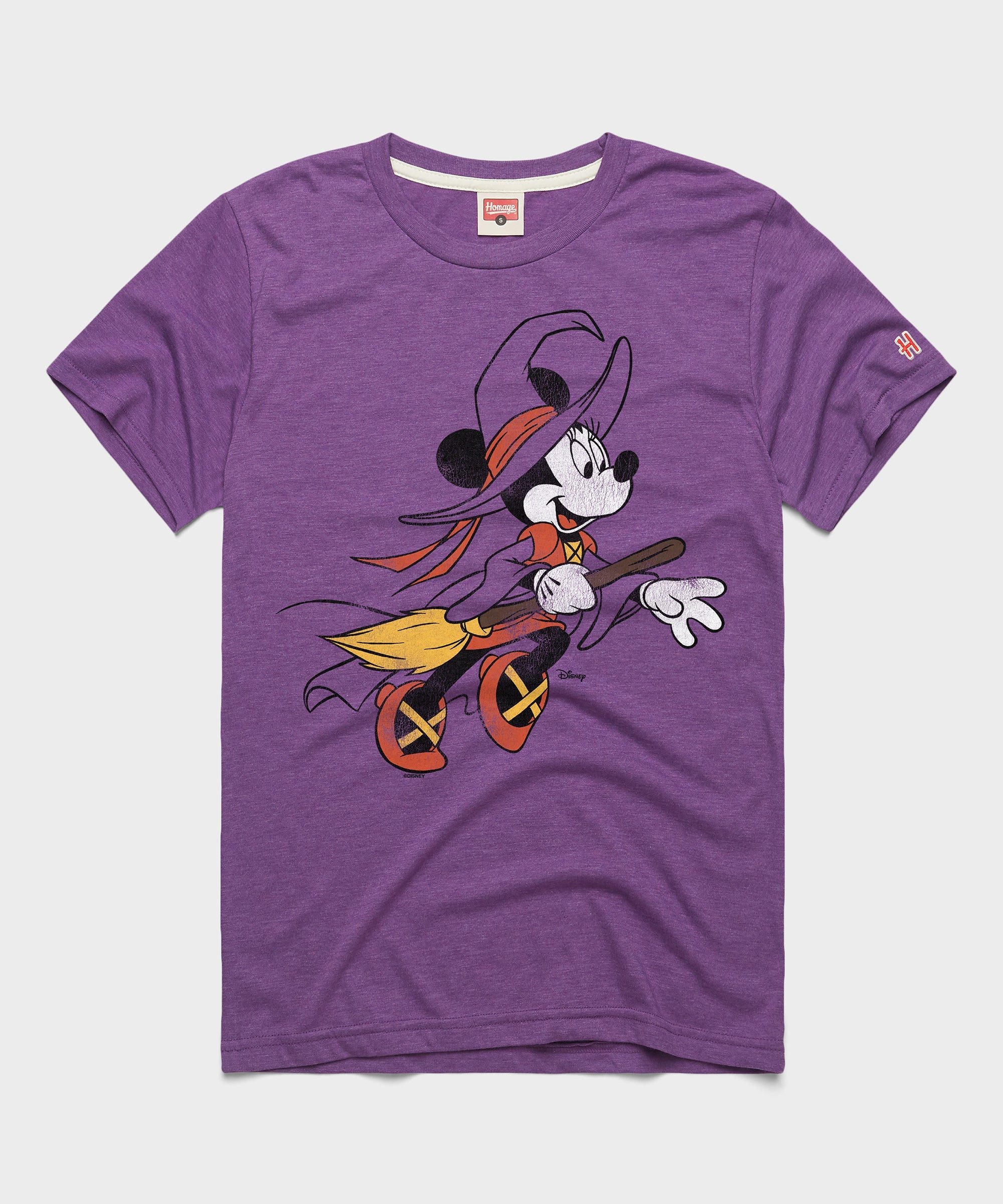 Minnie Mouse Halloween Witch Royal Purple