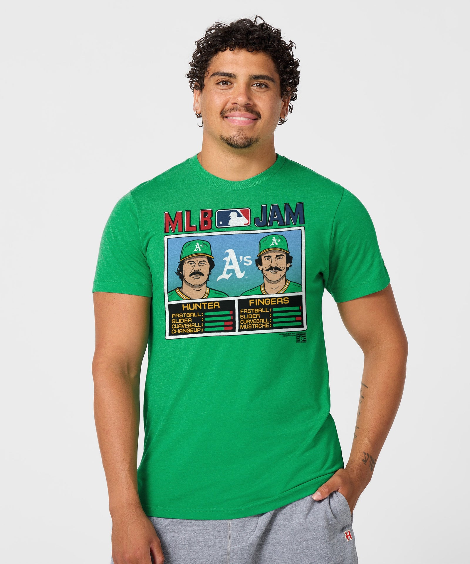 Mlb Jam Athletics Hunter And Fingers