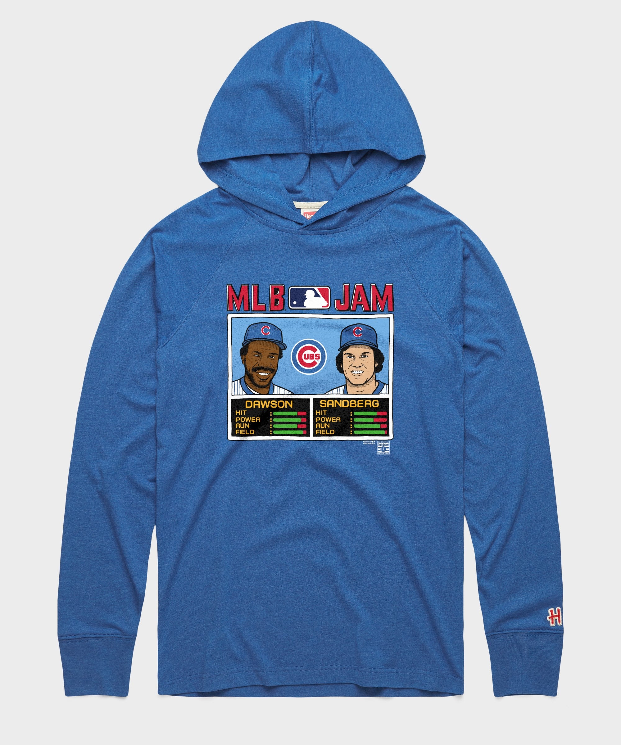 Mlb Jam Cubs Dawson And Sandberg Lightweight Hoodie