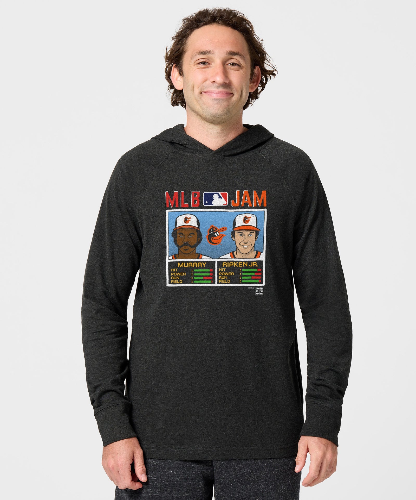 Mlb Jam Orioles Murray And Ripken Jr. Lightweight Hoodie