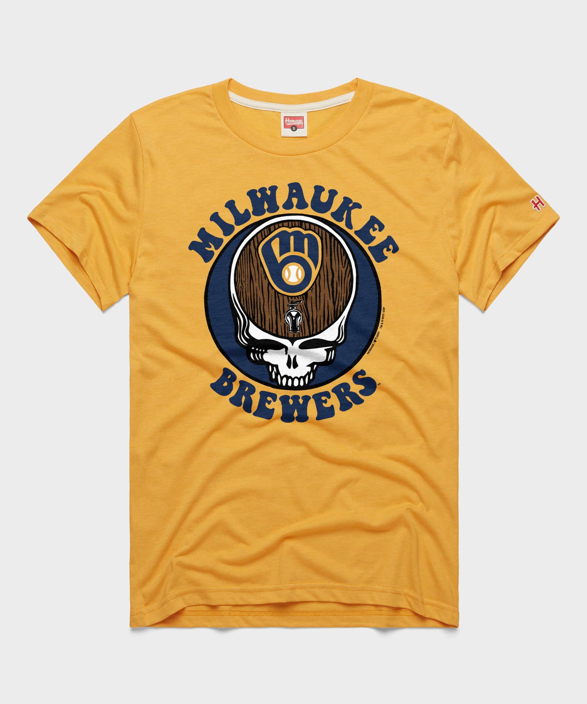 Mlb X Grateful Dead X Brewers Skull Keg