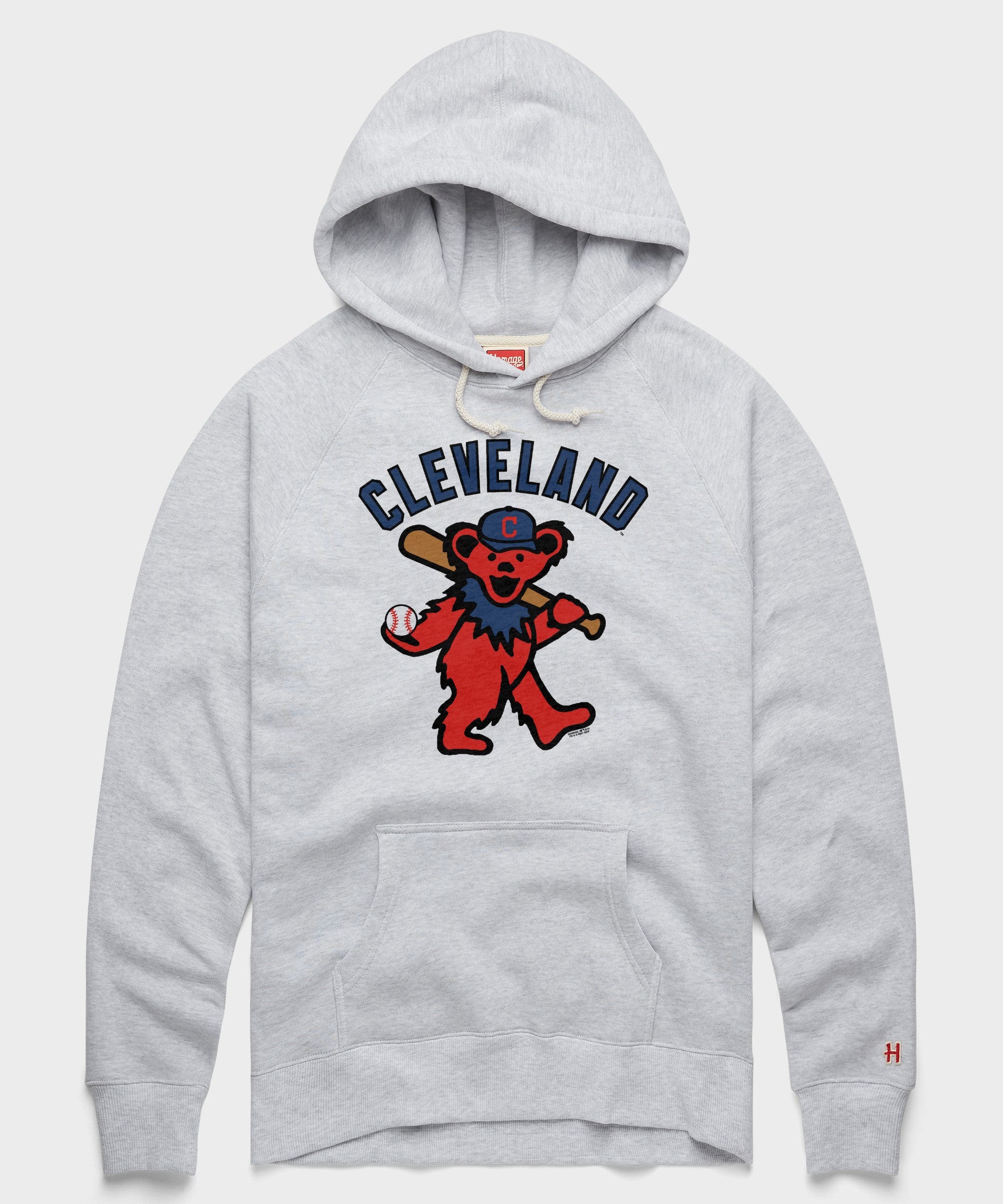 Mlb X Grateful Dead X Cleveland Baseball Hoodie