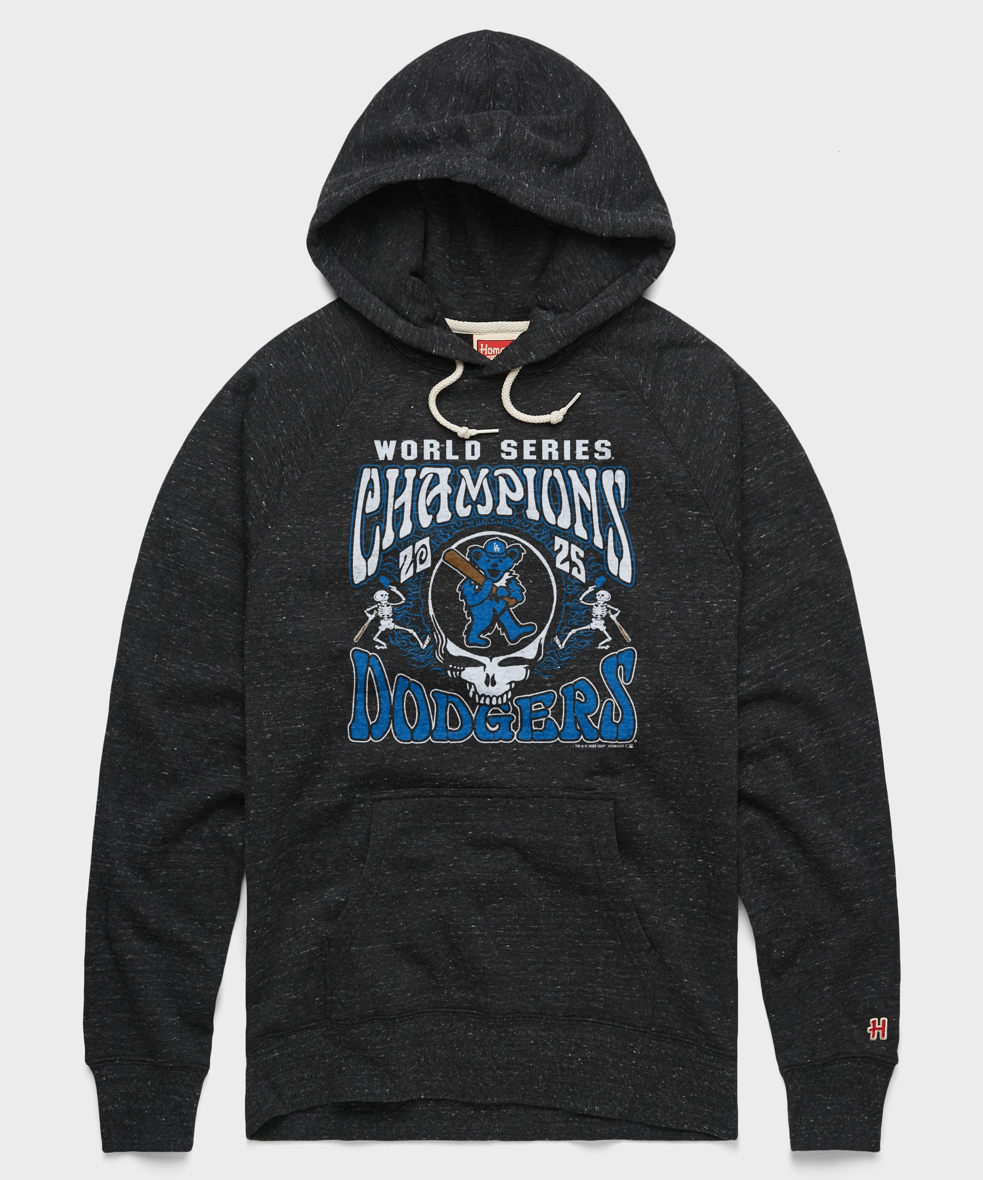 Mlb X Grateful Dead X Dodgers World Series Champions 2025 Hoodie