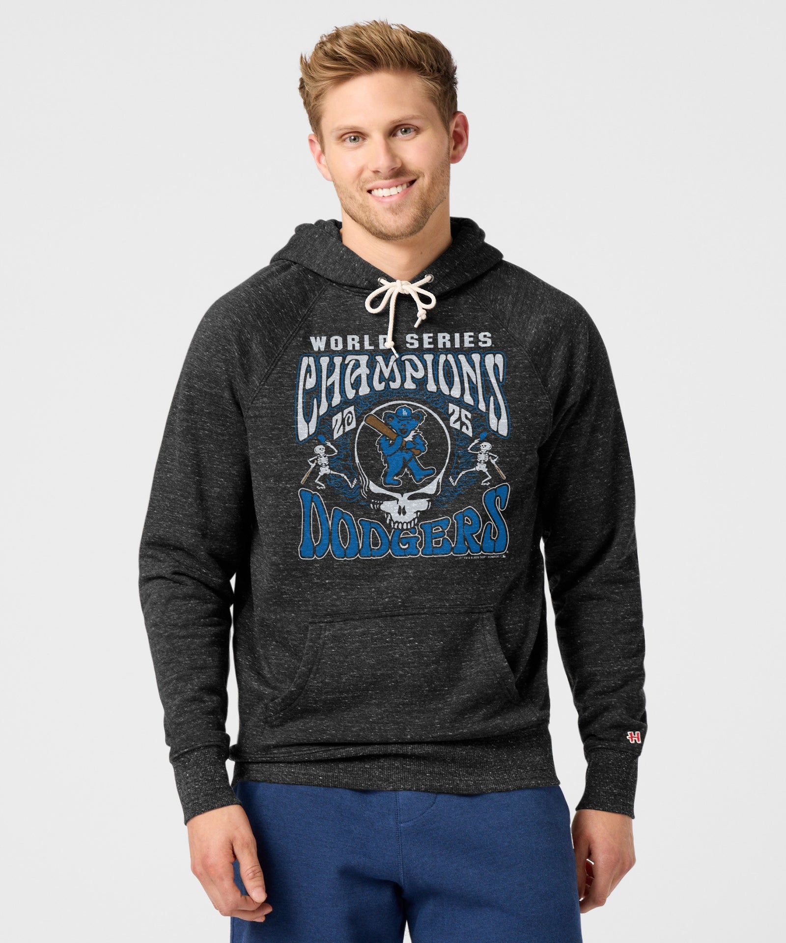 Mlb X Grateful Dead X Dodgers World Series Champions 2025 Hoodie