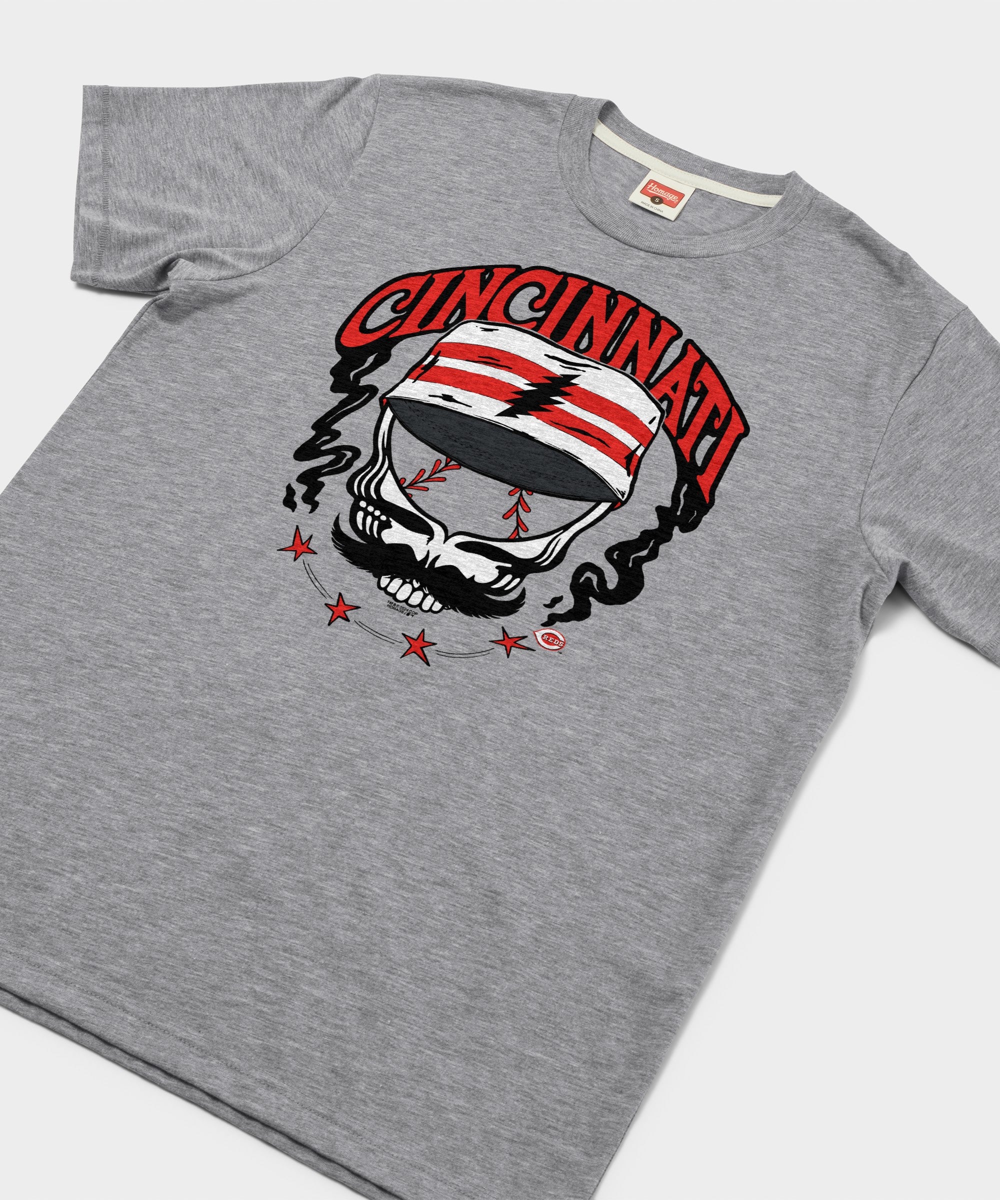 Mlb X Grateful Dead X Reds Skull