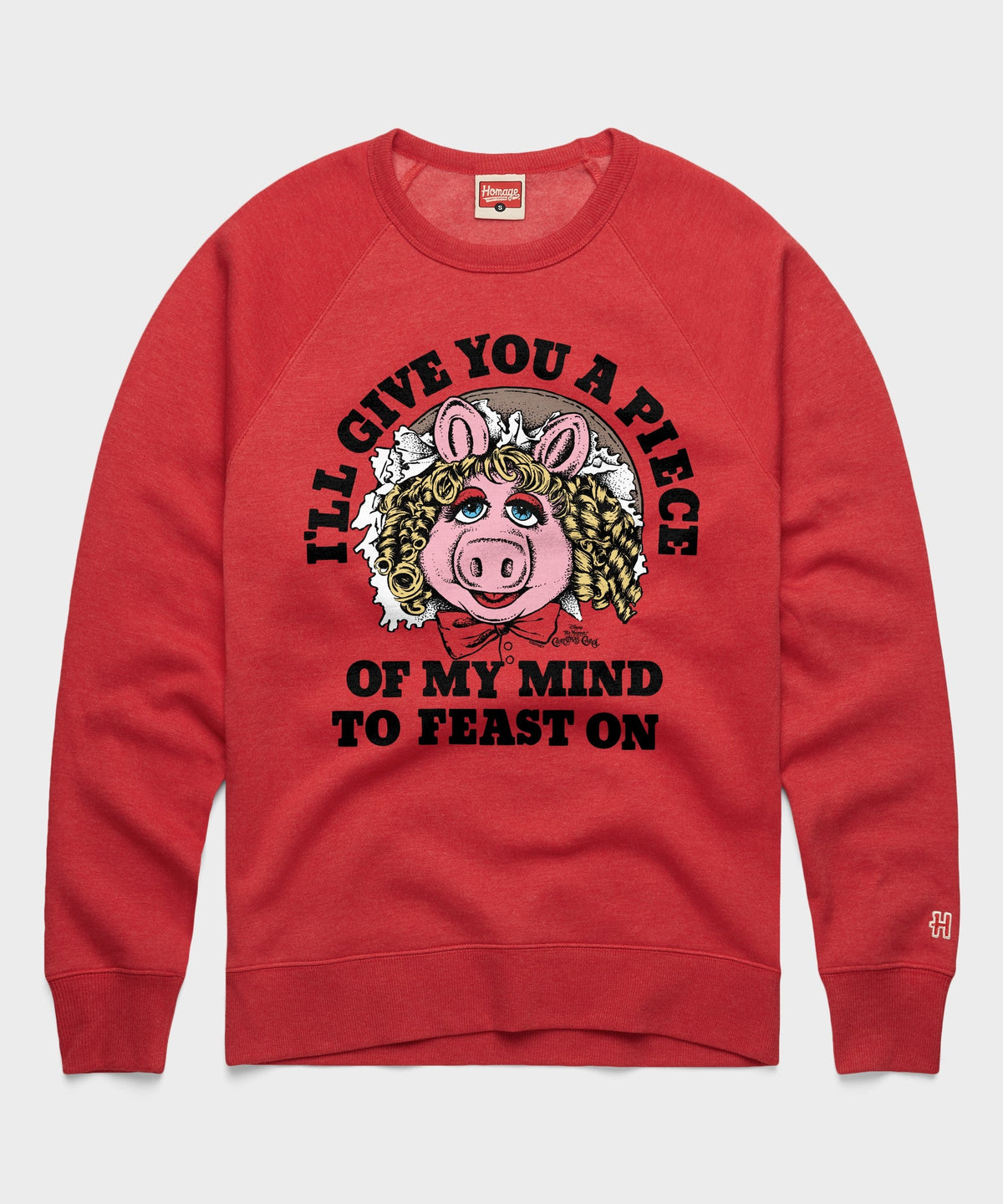 Muppet Christmas Carol Miss Piggy Crewneck