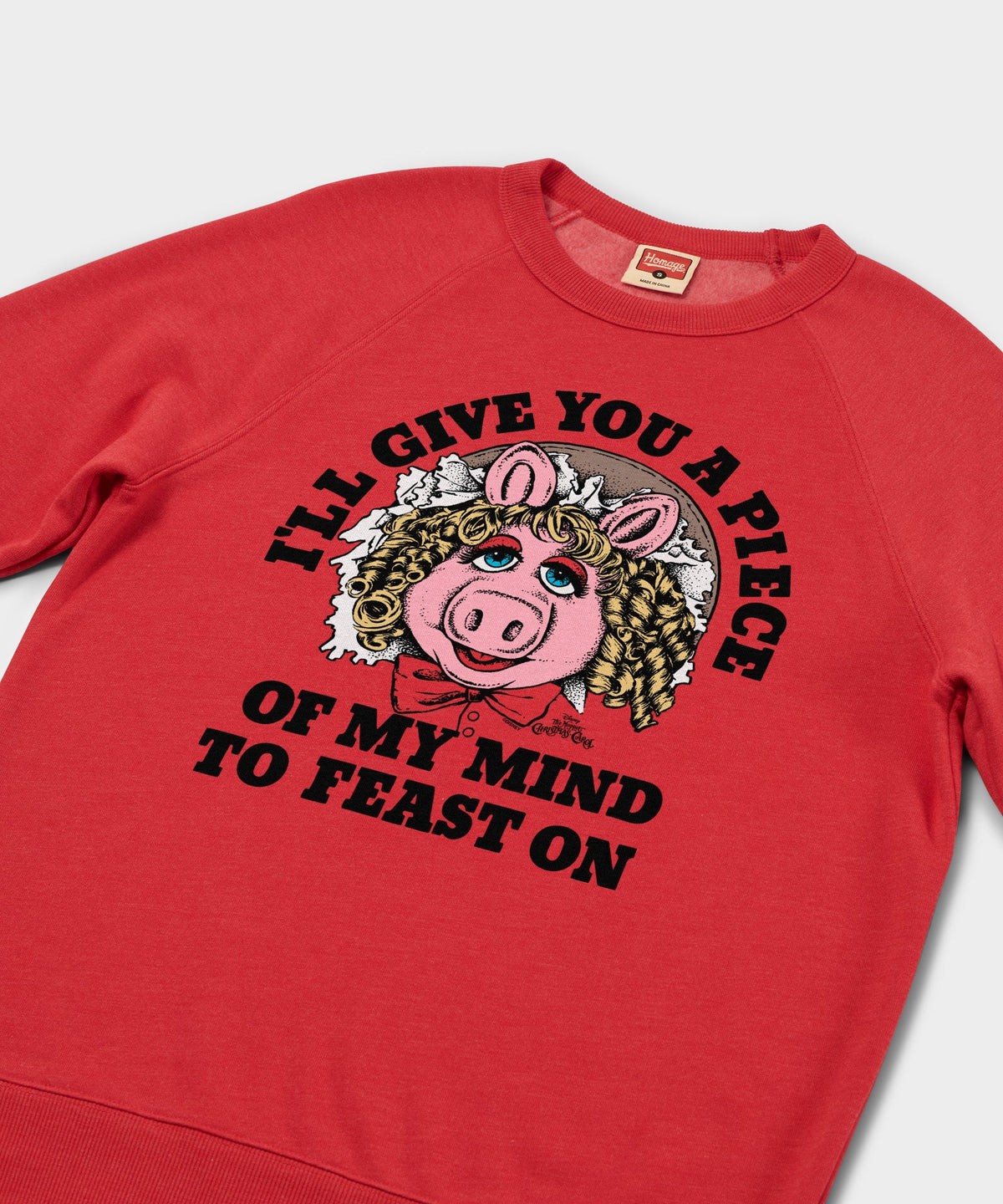 Muppet Christmas Carol Miss Piggy Crewneck