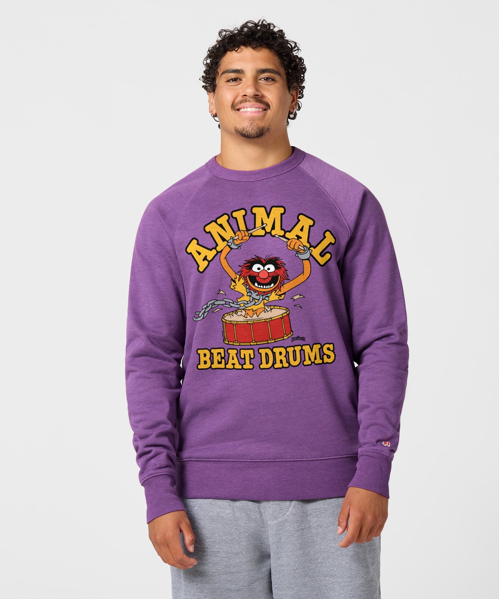 Muppets Animal Beat Drums Crewneck