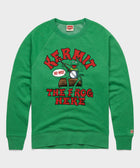 Muppets Kermit The Frog Here Crewneck