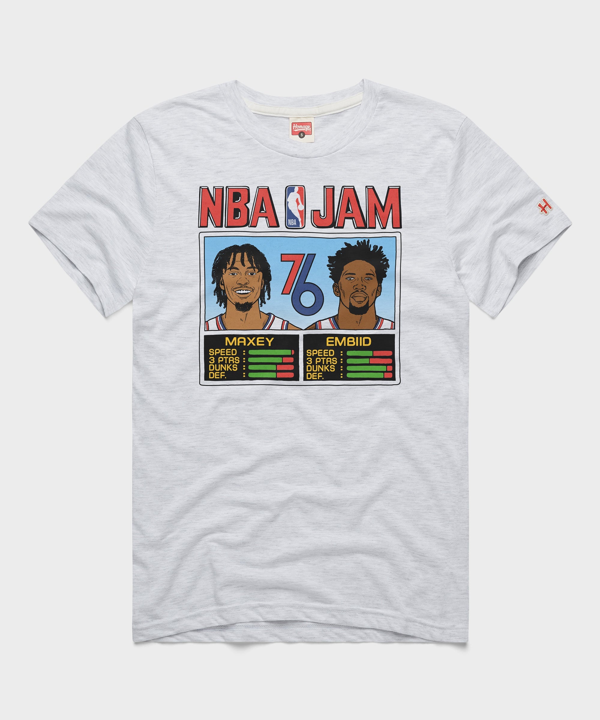 NBA Jam 76ers City Maxey And Embiid