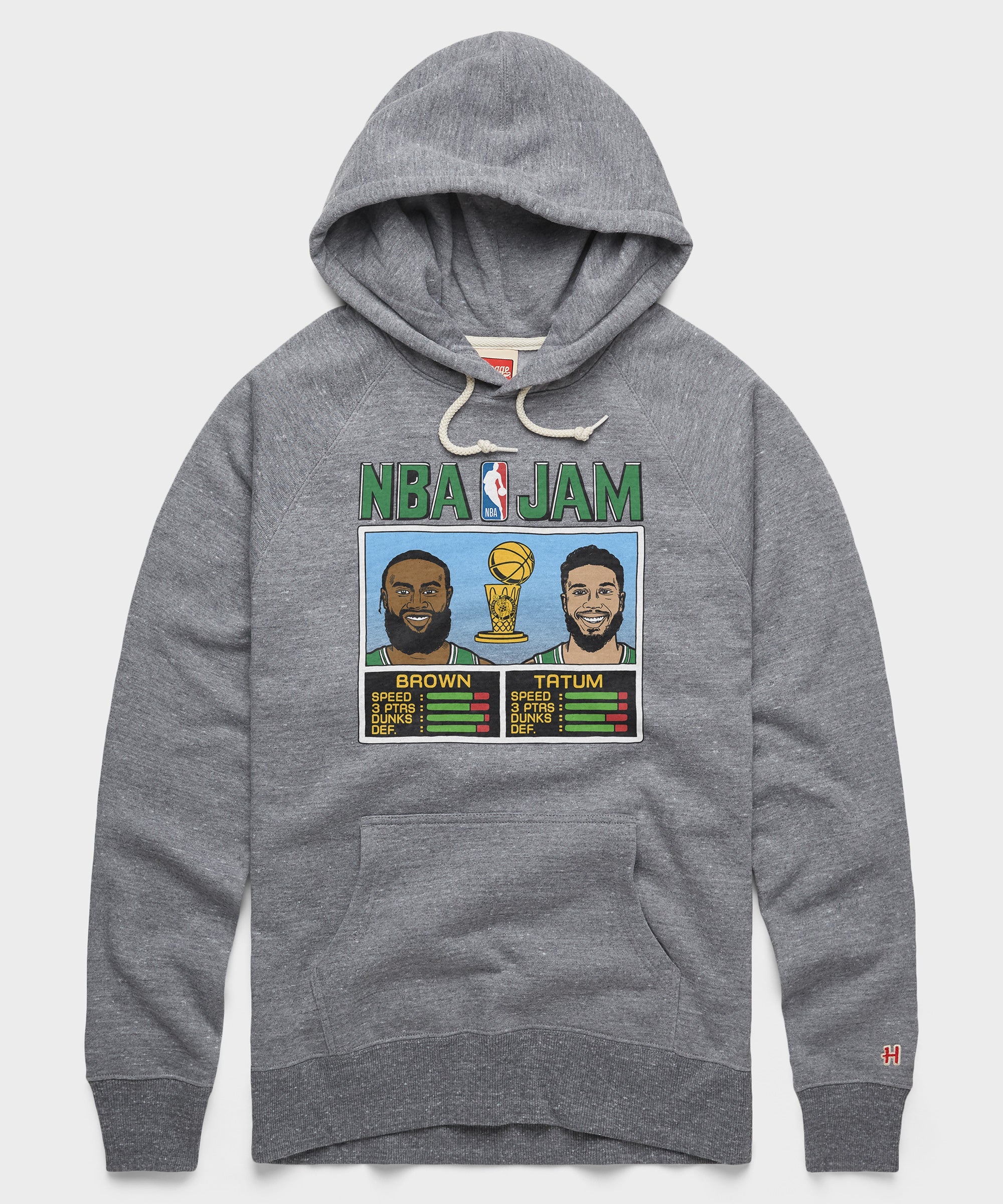 NBA Jam Celtics 2024 Champs Brown And Tatum Hoodie