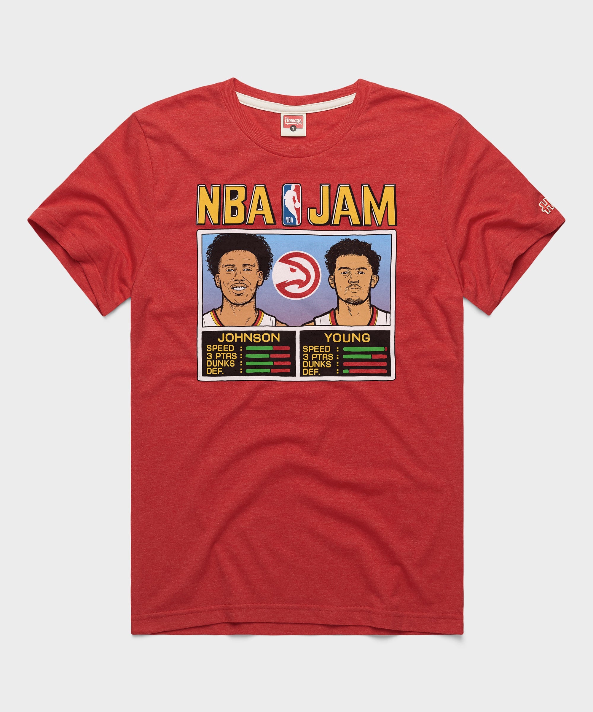 NBA Jam Hawks Johnson And Young Red