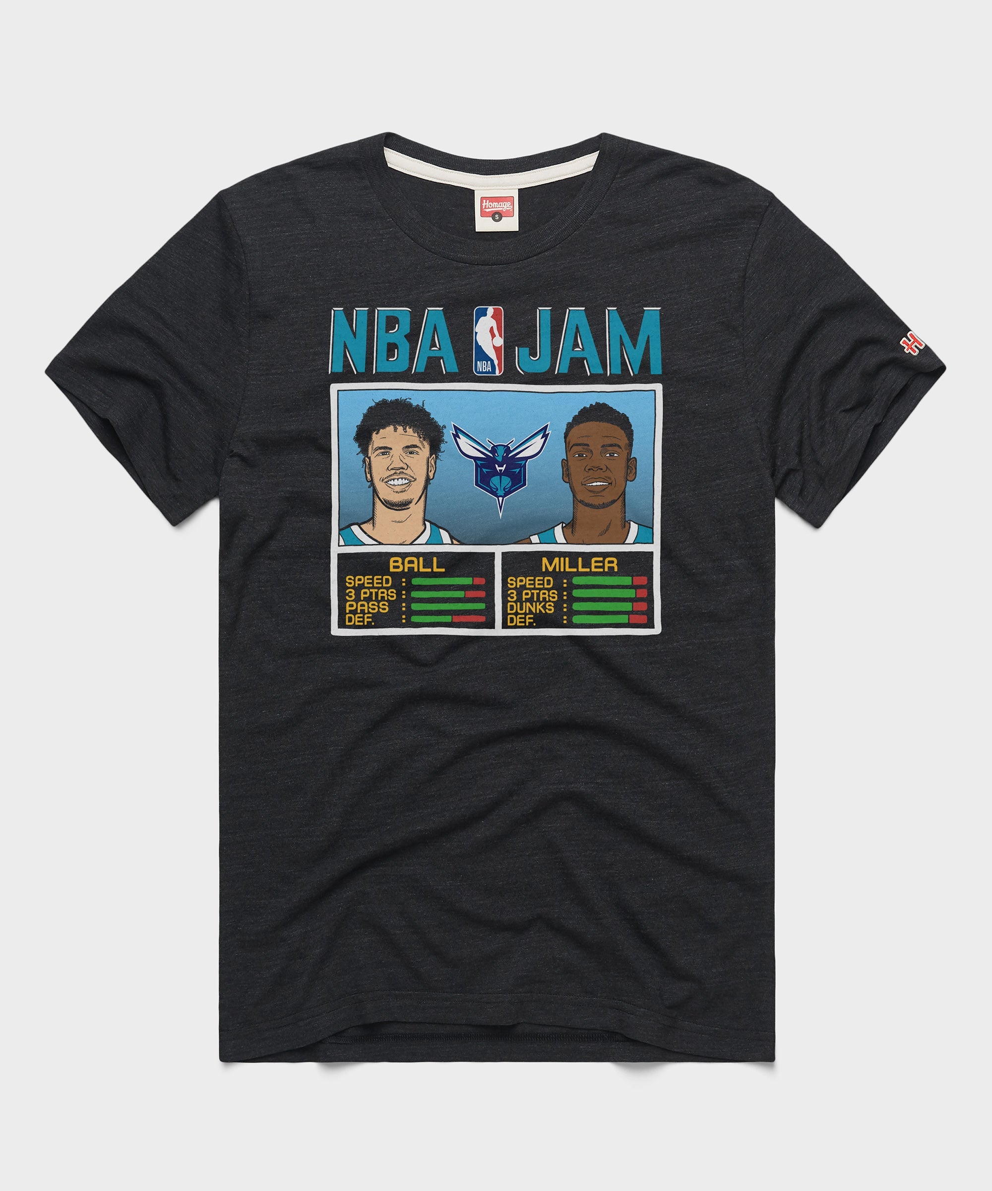 NBA Jam Hornets Ball And Miller