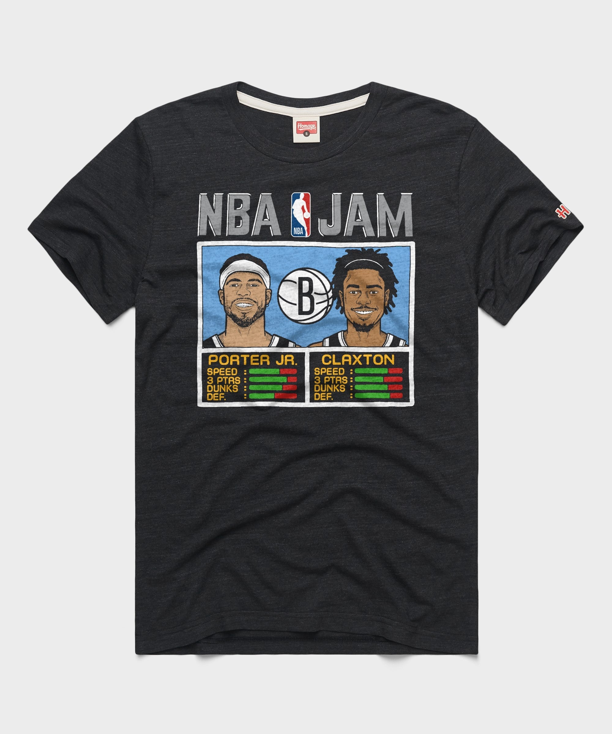 NBA Jam Nets Porter Jr. And Claxton