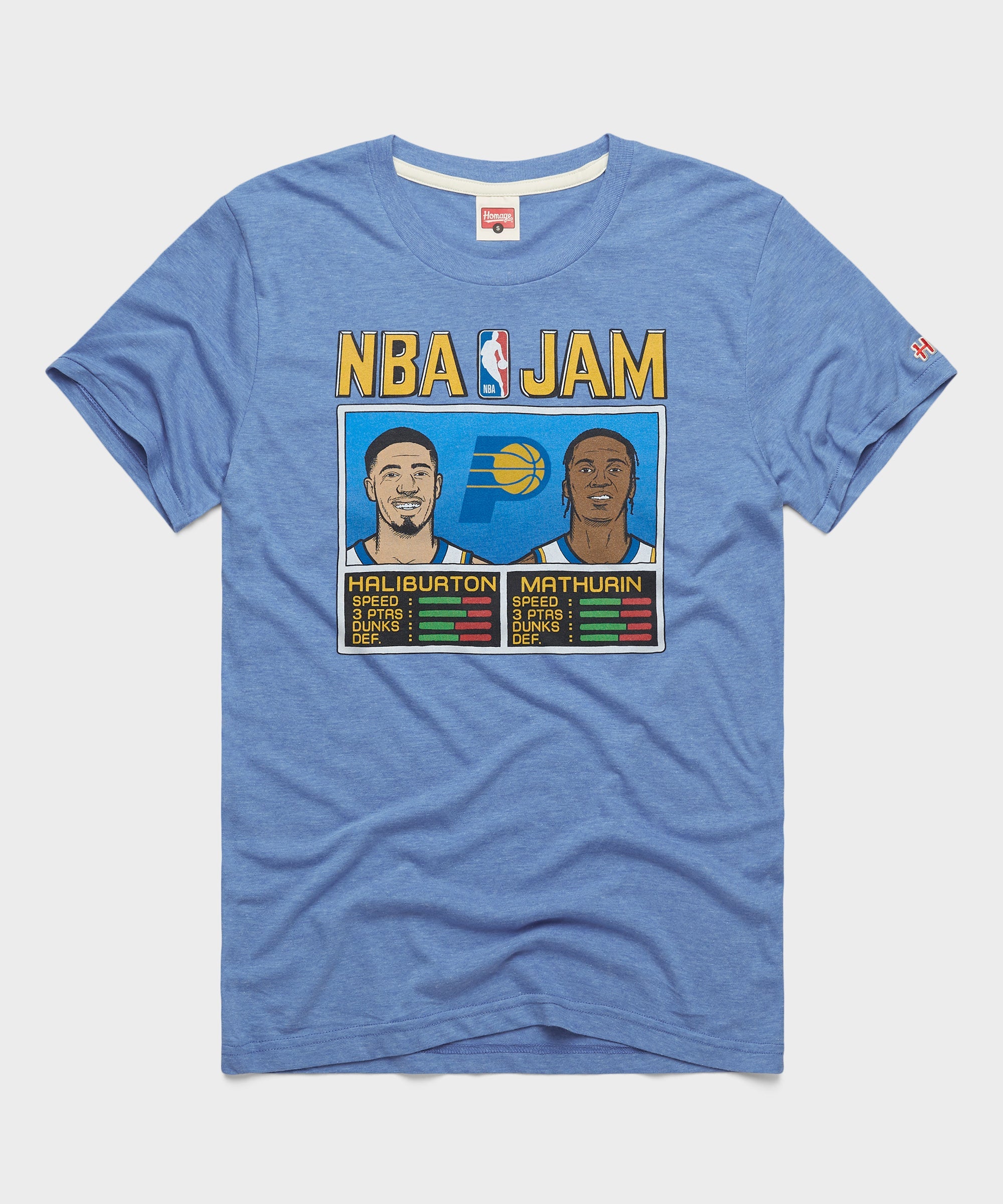 NBA Jam Pacers Haliburton And Mathurin Light Blue