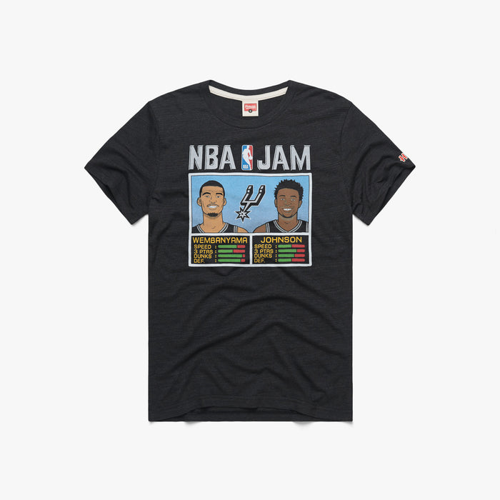 NBA Jam Spurs Wembanyama and Johnson