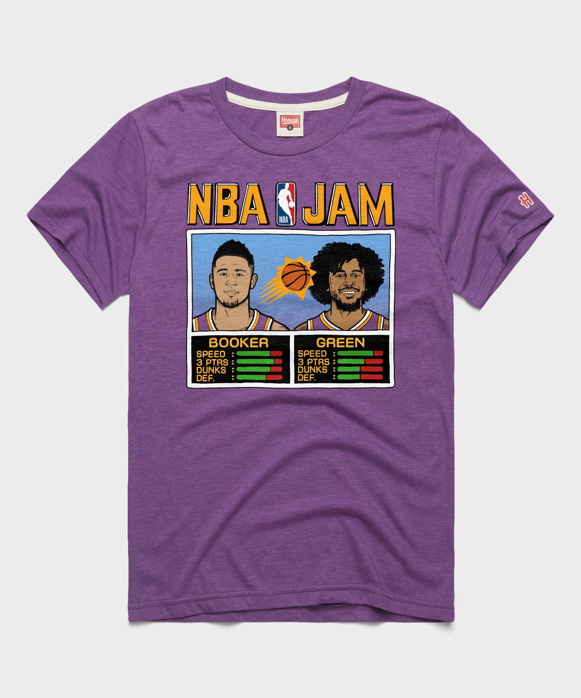 NBA Jam Suns Booker And Green Royal Purple