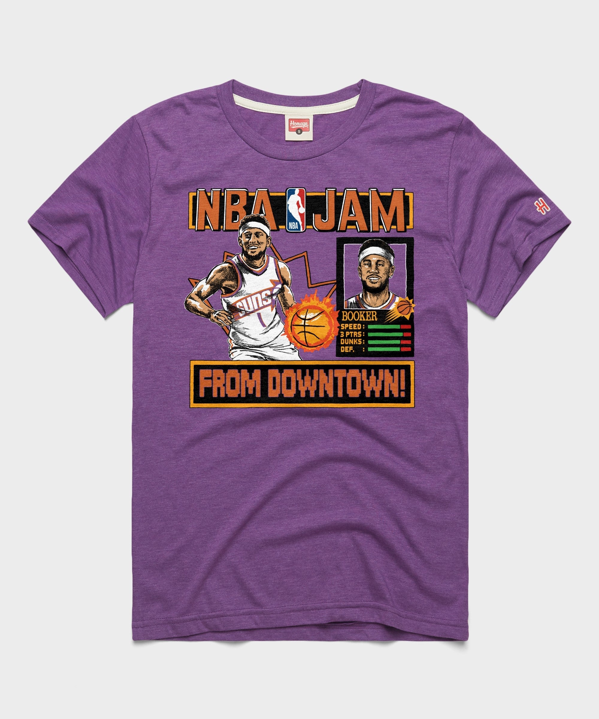 NBA Jam Suns Devin Booker Royal Purple