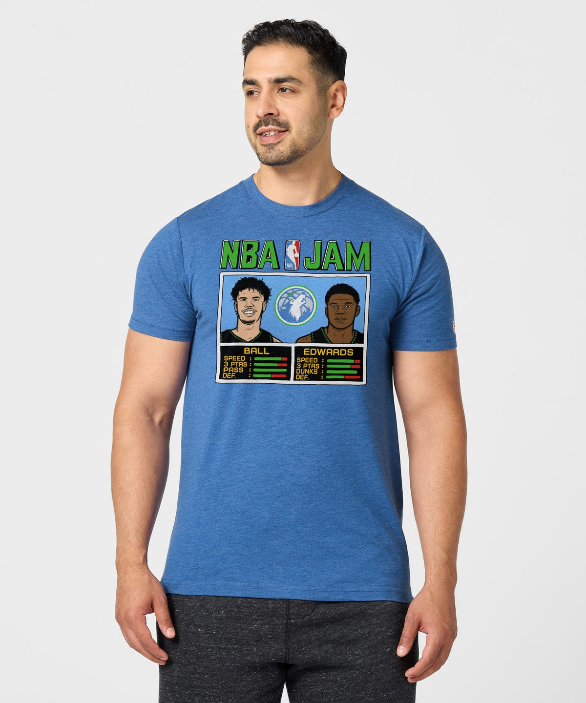 NBA Jam Timberwolves Ball and Edwards