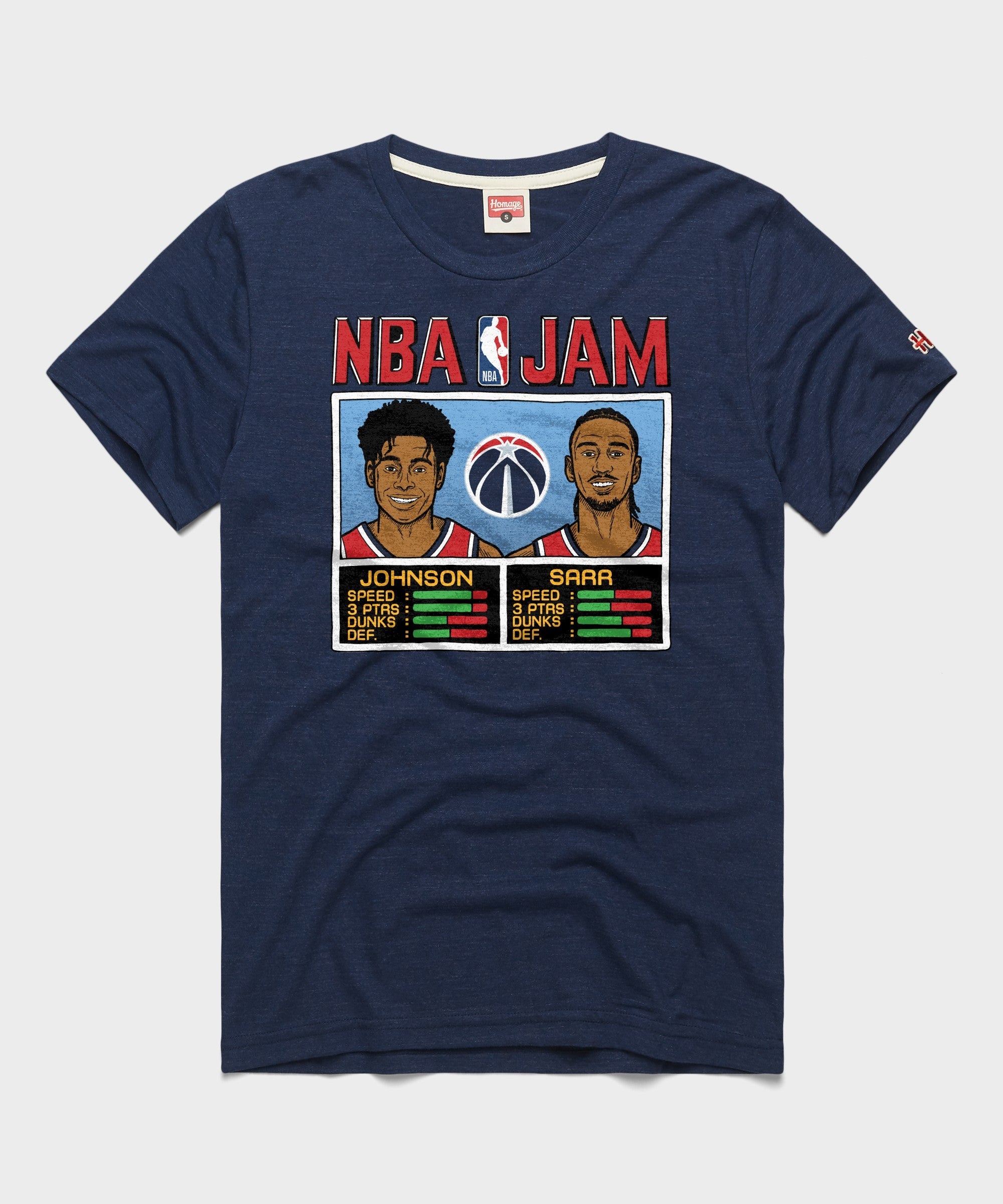 NBA Jam Wizards Johnson And Sarr