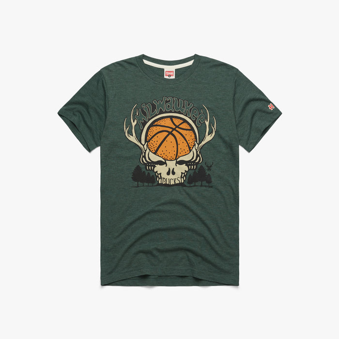 NBA x Grateful Dead x Bucks Skull
