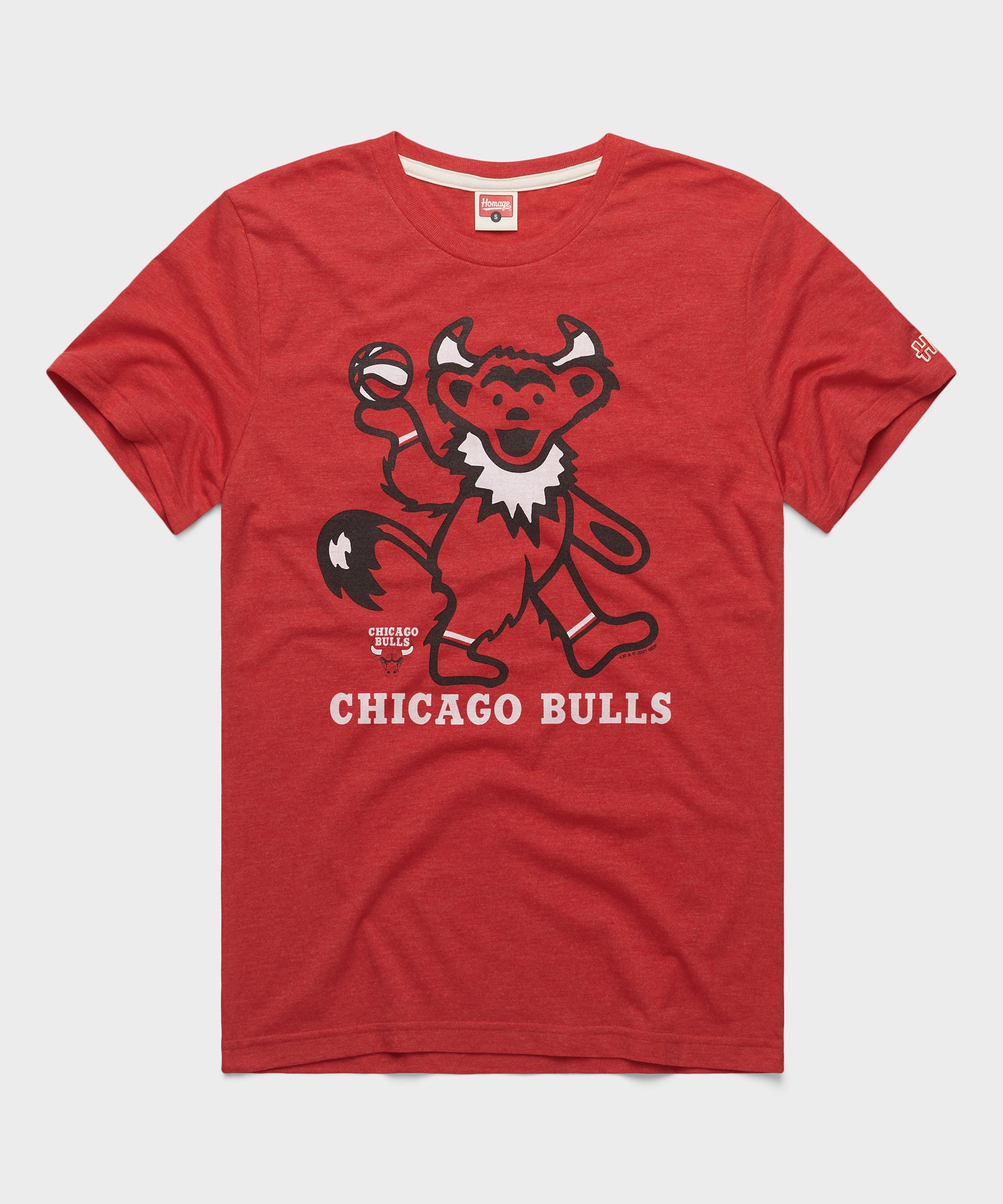 NBA x Grateful Dead x Bulls Red
